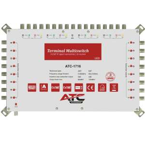 ATC ΠΟΛΥΔΙΑΚΟΠΤΗΣ ATC-1716 (4 Sat + 1 Ter / 16 Εξόδοι)