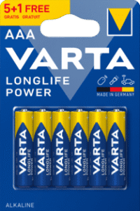 Varta Αλκαλική Longlife Power Μπαταρία LR3 AAA (6 τμχ)