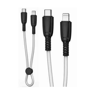 XO NB-Q248A Καλώδιο Φόρτισης + Data Suluo Series Type-c to Lightning 27W L=25cm Άσπρο