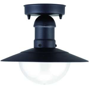 Avide Εξωτερικό Φωτιστικό Οροφής Imperial 1xE27 IP44 Μαύρο